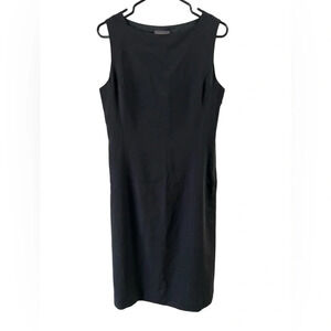 Banana republic black wool classy business mini dress